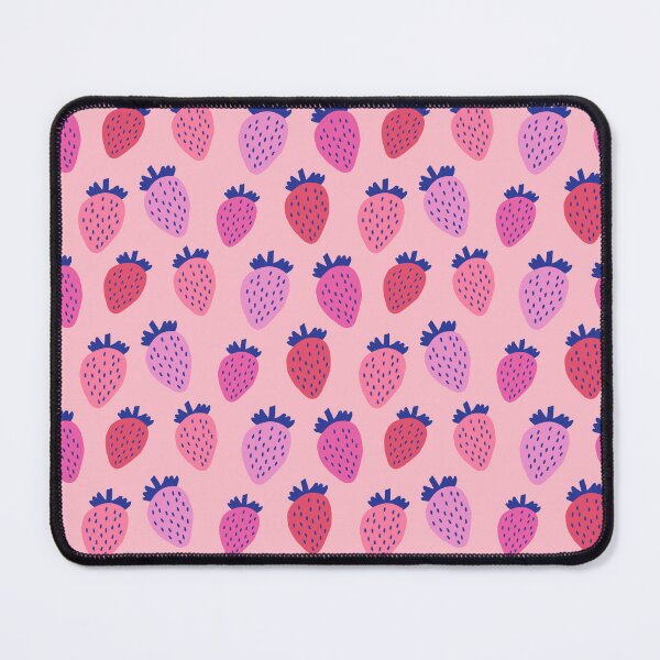 Item preview, In the Strawberry Patch Pattern (pink/blue) designed and sold by Design Minds Boutique.