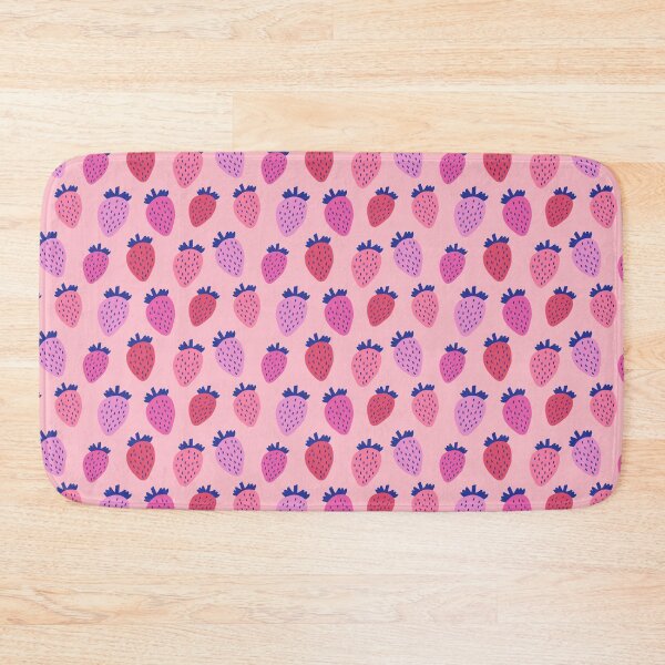 Item preview, In the Strawberry Patch Pattern (pink/blue) designed and sold by Design Minds Boutique.