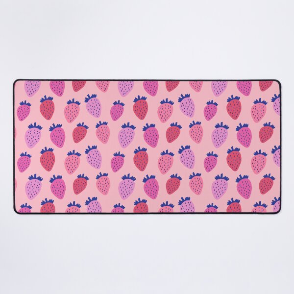 Item preview, In the Strawberry Patch Pattern (pink/blue) designed and sold by Design Minds Boutique.