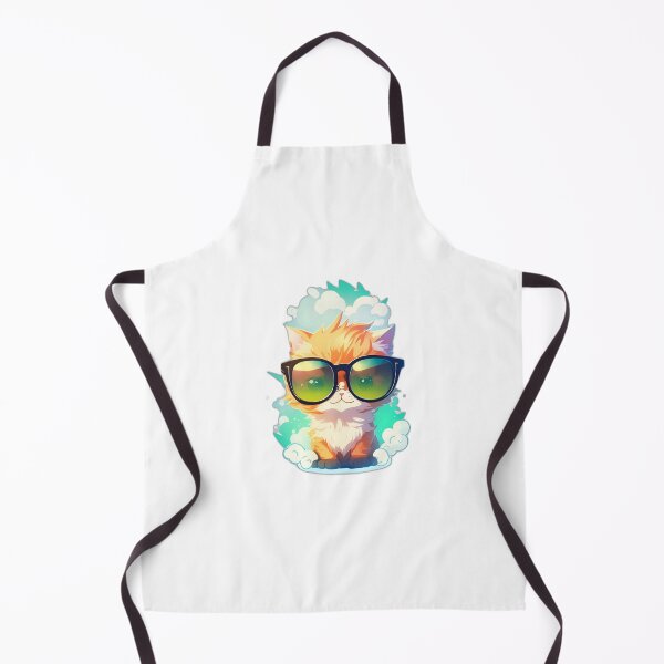 Item preview, Intellectual Feline: Cat with Glasses designed and sold by alchemyaes.