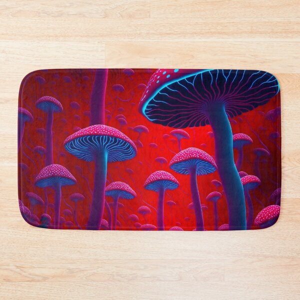 Item preview, Neon colors mushrooms designed and sold by ZenStickConcept.