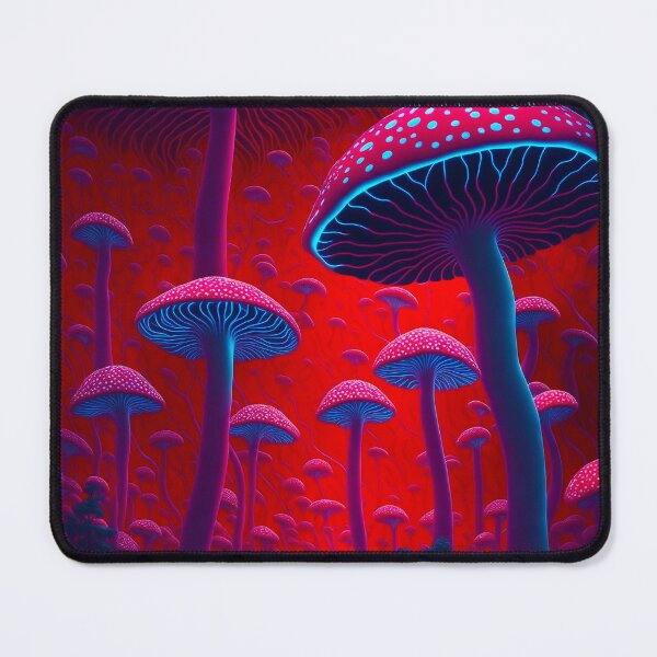 Item preview, Neon colors mushrooms designed and sold by ZenStickConcept.