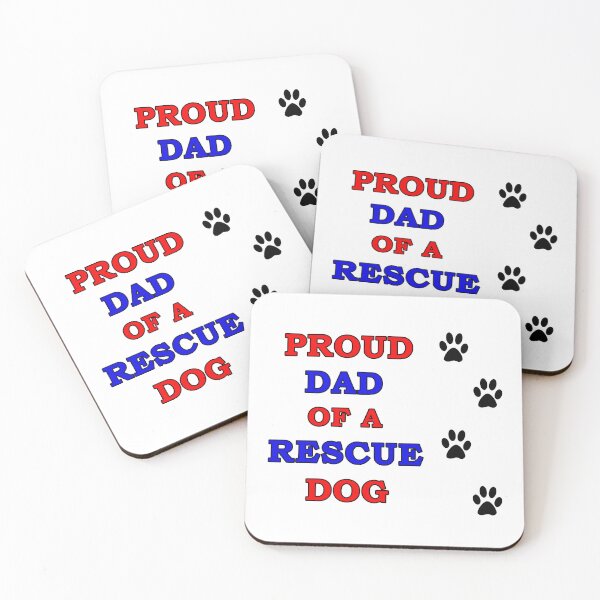 Item preview, Proud dad of a rescue dog designed and sold by LiliyaHarpe.