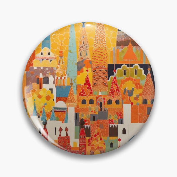 Item preview, Barcelona in Modernist style designed and sold by giggles-omg.