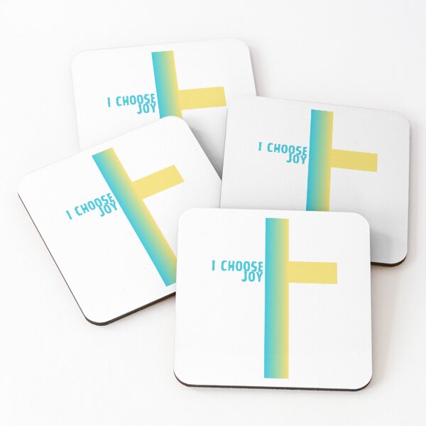 Item preview, Choose Joy (blue/yellow) designed and sold by Wordsofjoy&love.
