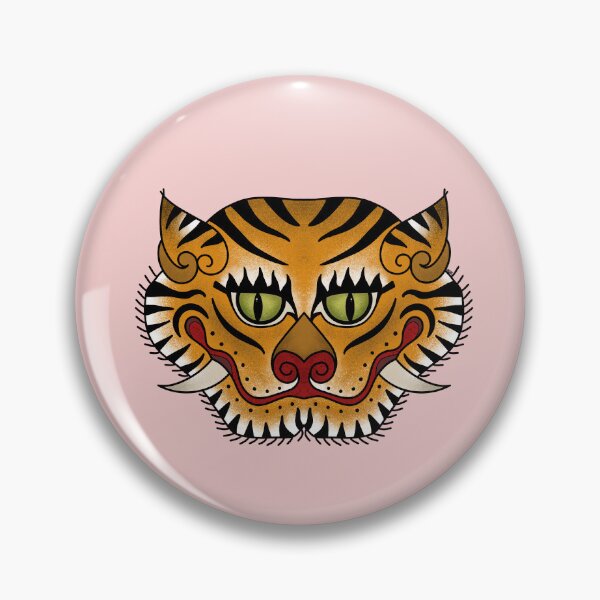 Item preview, TIGER RUG FACE-pink designed and sold by BEATRIZ ABAITUA.