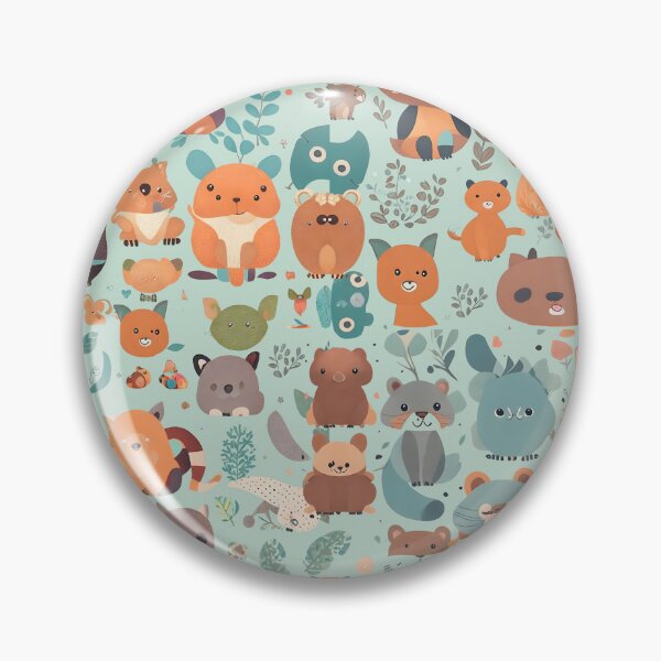 Item preview, Cute jungle animal pattern for all your products designed and sold by The Animal Stuff.