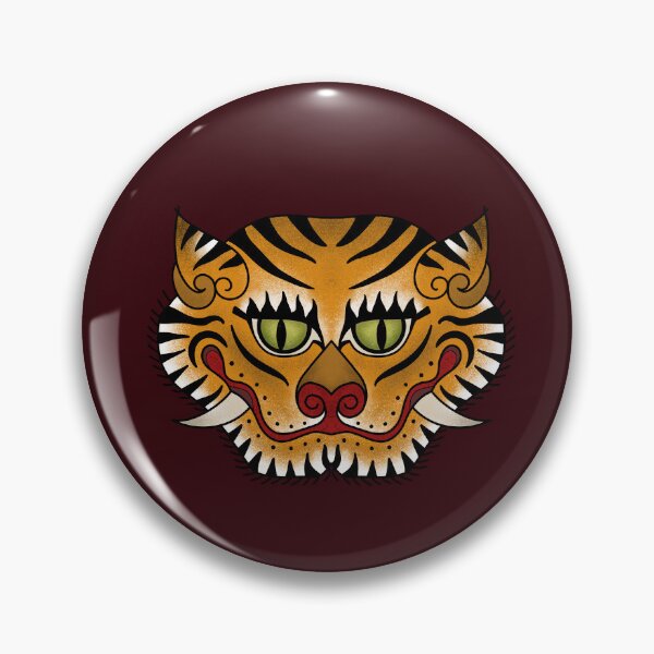 Item preview, TIGER RUG FACE-maroon designed and sold by BEATRIZ ABAITUA.