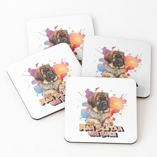 Item preview, Leonberger dog (Leonberg) , My Bestah for ever, for lovers of shepherds, in French designed and sold by isaweb.