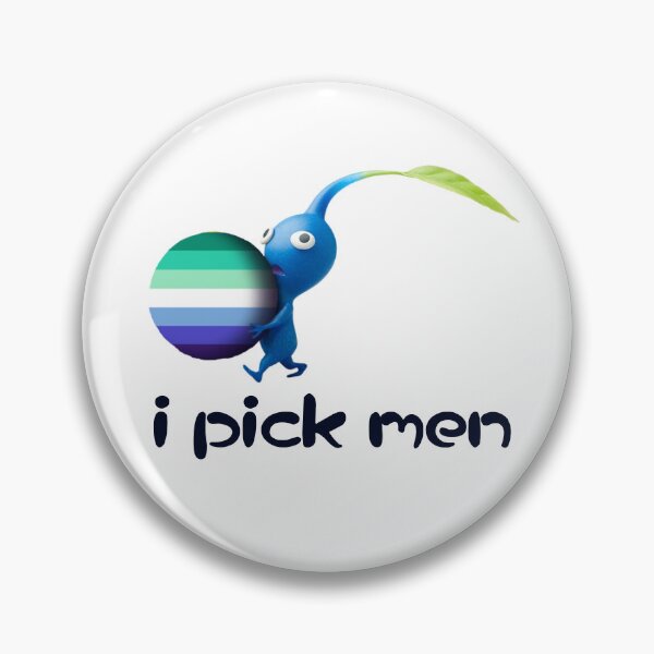 Item preview, I Pick Men Pikmin designed and sold by funkokirby.