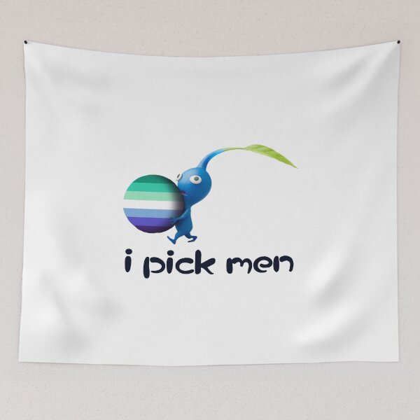 Item preview, I Pick Men Pikmin designed and sold by funkokirby.