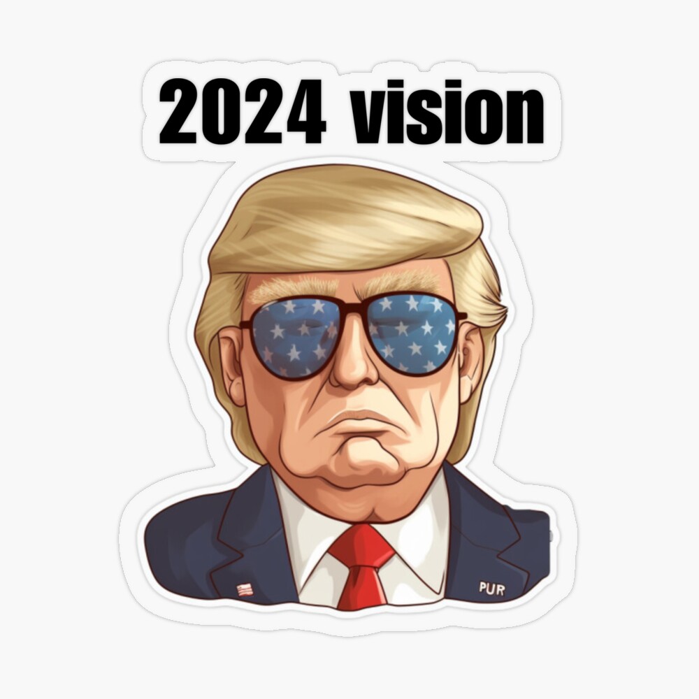  Trump 2024 Sticker 10 Pcs,Trump Bumper Stickers for  Presidential Election - Five Different Sticker Designs (10 pcs) (10 pcs)