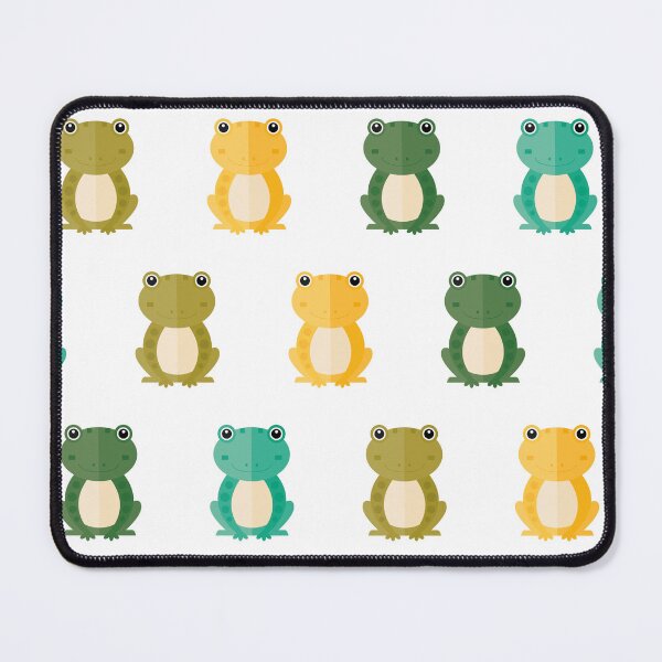 Item preview, Colorful frogs on white designed and sold by reneesillus.