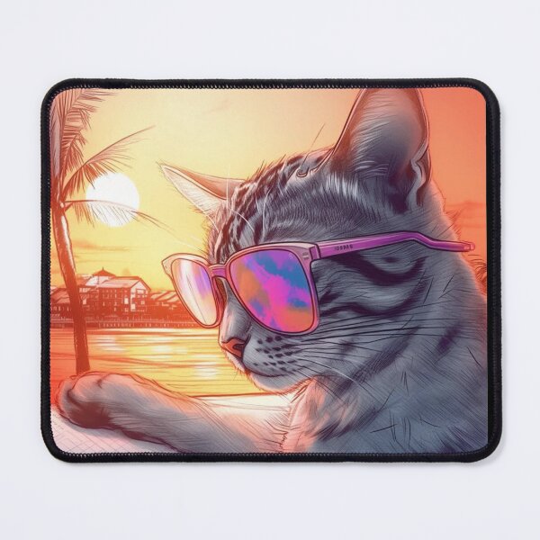 Item preview, Purrfect Beach Breezes: Summer Cats Unleashed designed and sold by Hados Damilola.