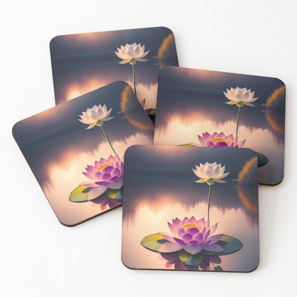 Item preview, Lotus Oasis: A Moment of Peace amidst the Flourishing Petals designed and sold by fkc666.