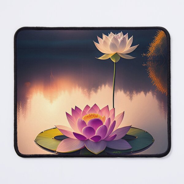 Item preview, Lotus Oasis: A Moment of Peace amidst the Flourishing Petals designed and sold by fkc666.