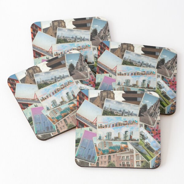 Item preview, Greetings from Rotterdam in The Netherlands Vintage style retro souvenir designed and sold by DeveloperProp0.
