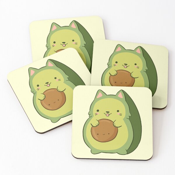 Item preview, Cute Avocado Cat Avocato! designed and sold by Yaragold.
