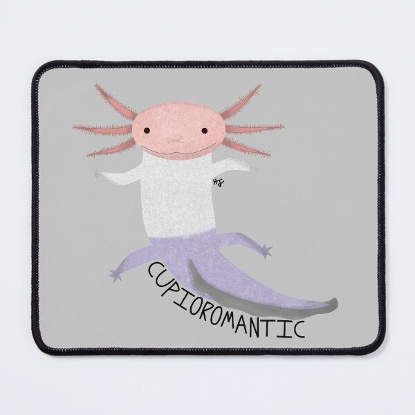 Item preview, Cupioromantic Pride Flag Axolotl designed and sold by HopelessHazard.