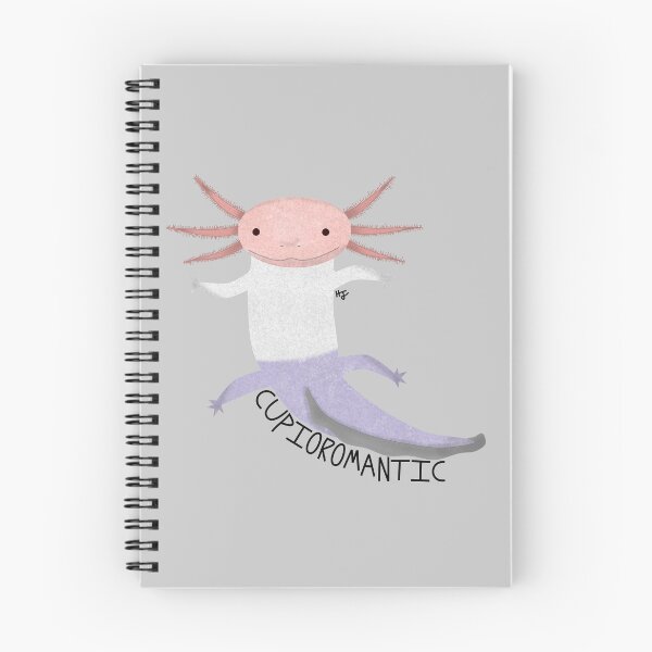 Item preview, Cupioromantic Pride Flag Axolotl designed and sold by HopelessHazard.