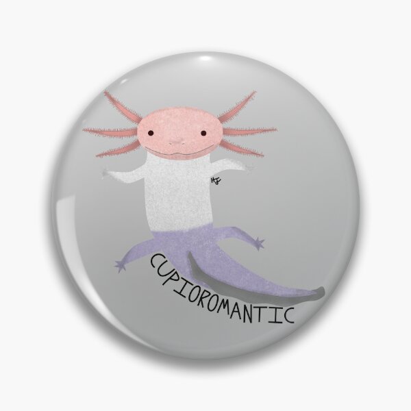Item preview, Cupioromantic Pride Flag Axolotl designed and sold by HopelessHazard.