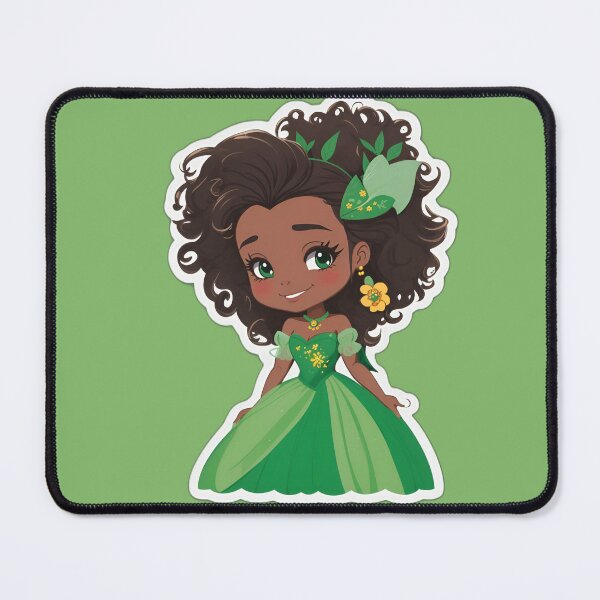 Item preview, Regal Elegance: Black Princess in the Verdant Green designed and sold by alchemyaes.