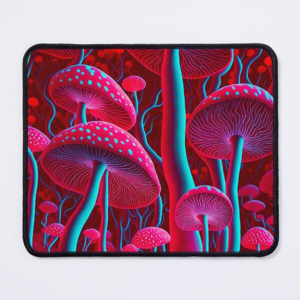 Item preview, Neon colors mushrooms iphone case designed and sold by ZenStickConcept.