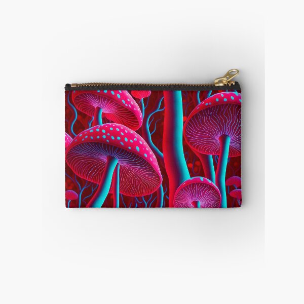 Item preview, Neon colors mushrooms iphone case designed and sold by ZenStickConcept.