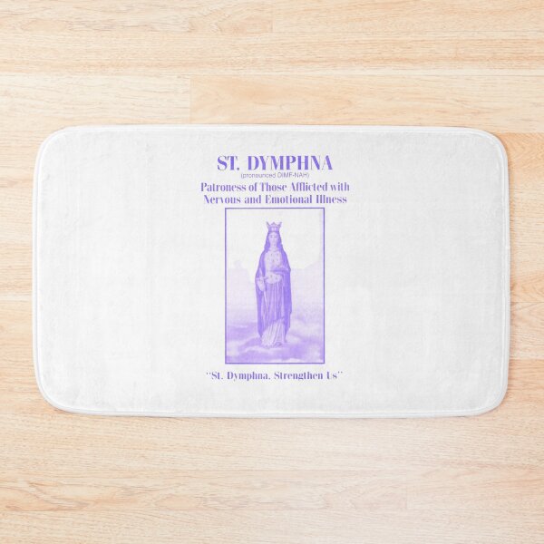 Item preview, St. Dymphna Catholic Saint Patroness of Mental Illness Prayer designed and sold by Blue Blue Windows.