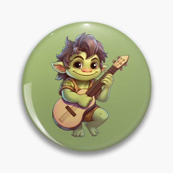 Item preview, Cute Ogre Ukulelist  designed and sold by mvnchkinz.
