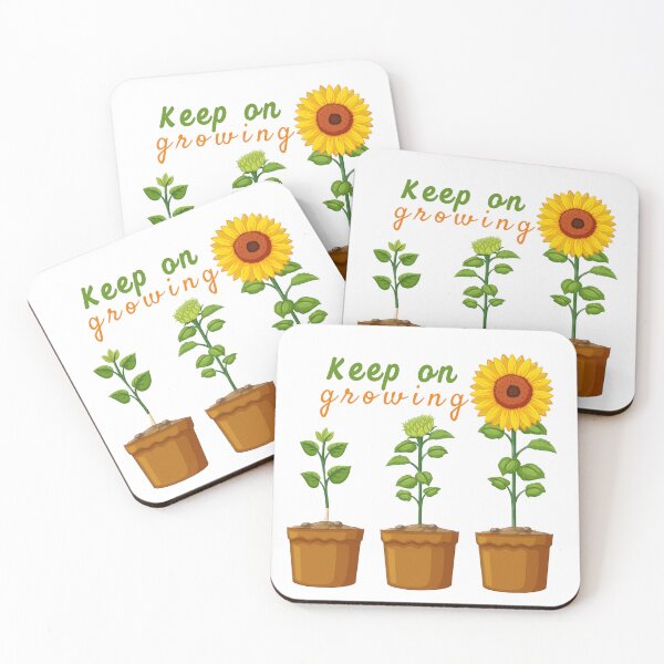 Item preview, KEEP ON GROWING WITH GROWTH SUN FLOWER designed and sold by Ndli.