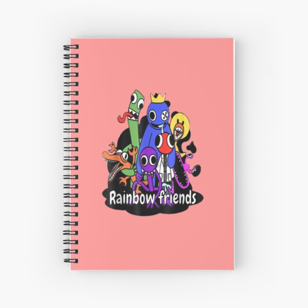 rainbow friends game Spiral Notebook for Sale by malta-bella