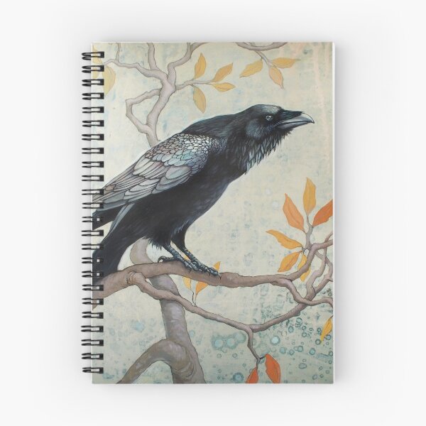 Item preview, Autumn Raven - raven bird Poe the raven corvid lover designed and sold by HaggisVitae.
