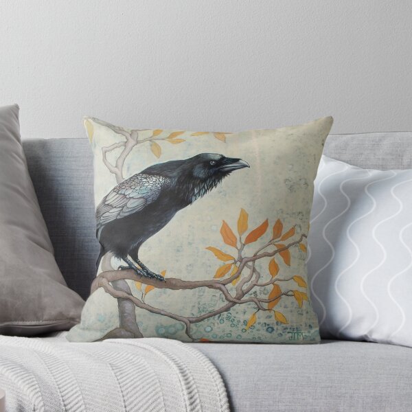 Item preview, Autumn Raven - raven bird Poe the raven corvid lover designed and sold by HaggisVitae.