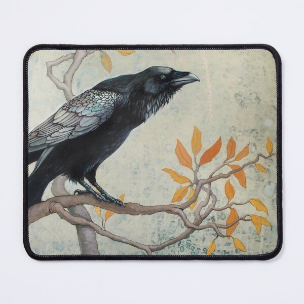 Item preview, Autumn Raven - raven bird Poe the raven corvid lover designed and sold by HaggisVitae.