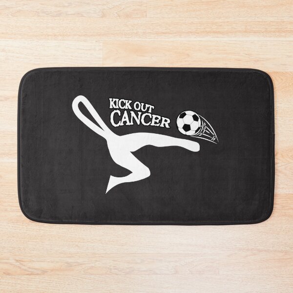 Item preview, lung cancer Awareness white ribbon kick out cancer designed and sold by shaderepublic.