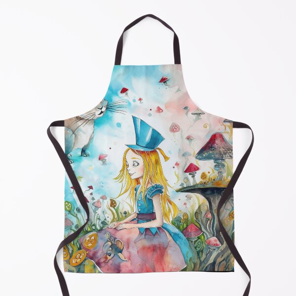 Item preview, Bright Watercolor Alice in Wonderland Montage designed and sold by Bug & Brush.