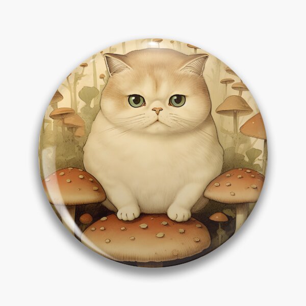 Item preview, Feline Forest Fungi: Whimsical Adventures of Cats and Mushrooms designed and sold by KittyStampedeCo.