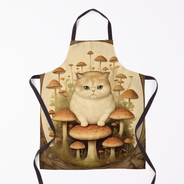 Item preview, Feline Forest Fungi: Whimsical Adventures of Cats and Mushrooms designed and sold by KittyStampedeCo.