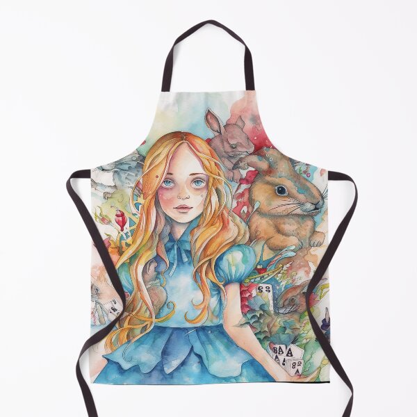 Item preview, Bright Watercolor Alice in Wonderland Montage designed and sold by Bug & Brush.