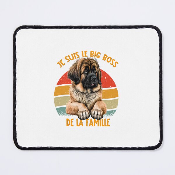Item preview, Leonberger dog (Leonberg), I am the big boss of the family, for lovers of sheepdogs, in French designed and sold by isaweb.