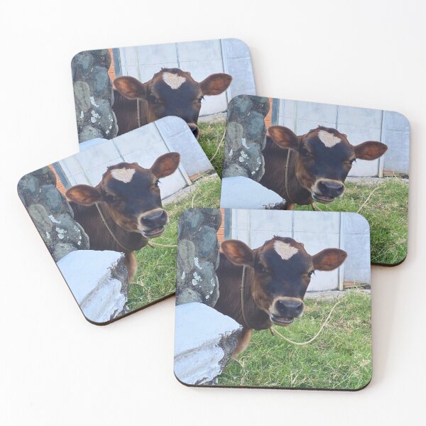 Item preview, Portrait of a Serene Cow designed and sold by Tatiana Torres Cubillos.