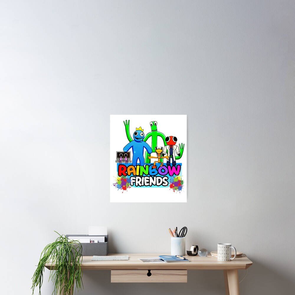 funny rainbow friends - rainbow friends Poster for Sale by artistebest