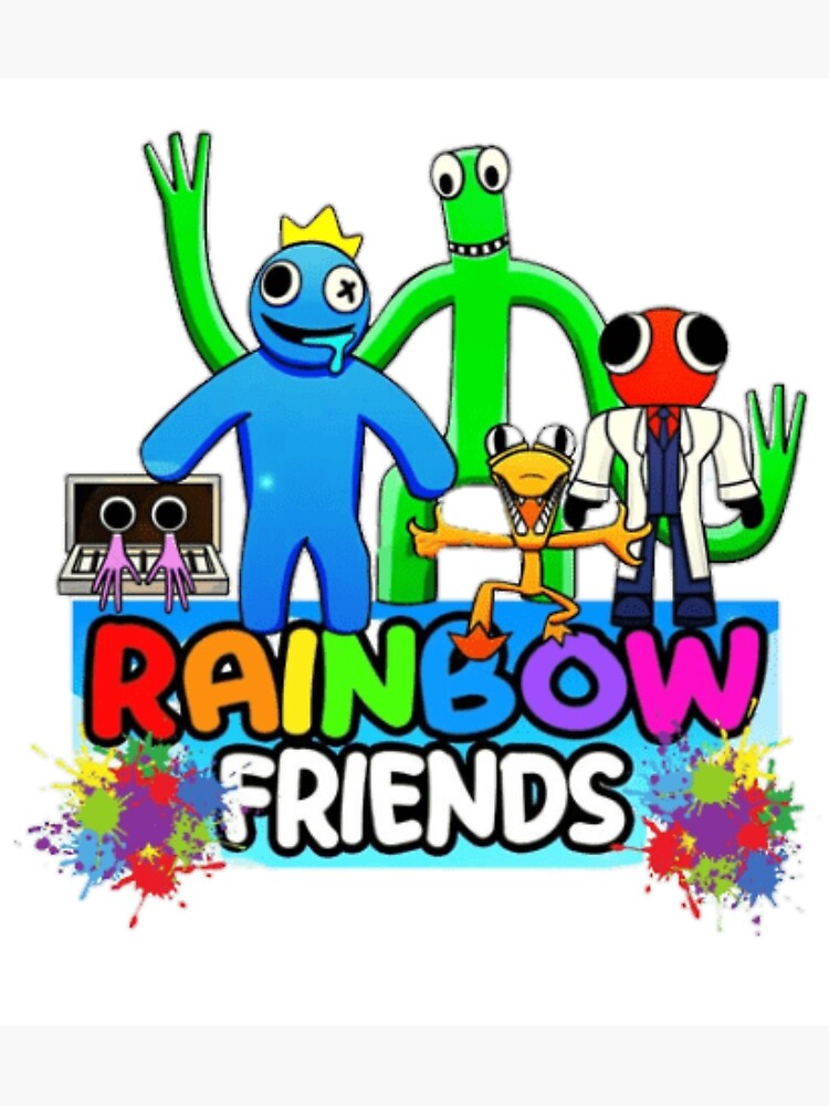 Rainbow Friends Hug it Out Poster for Sale by TheBullishRhino