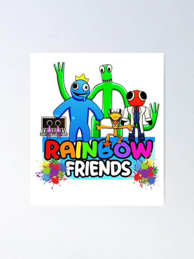 Rainbow Friends Hug it Out Colors Poster for Sale by