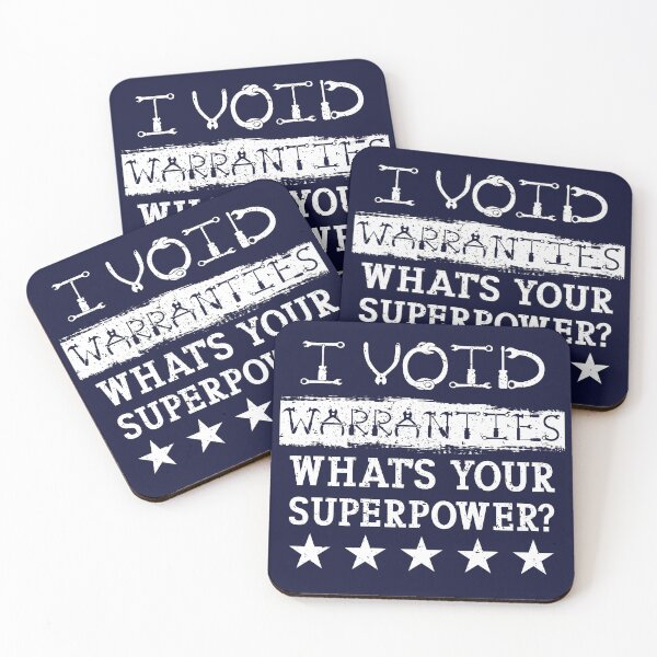 Item preview, I Void Warranties What's Your Superpower? designed and sold by BluePlanetMerch.