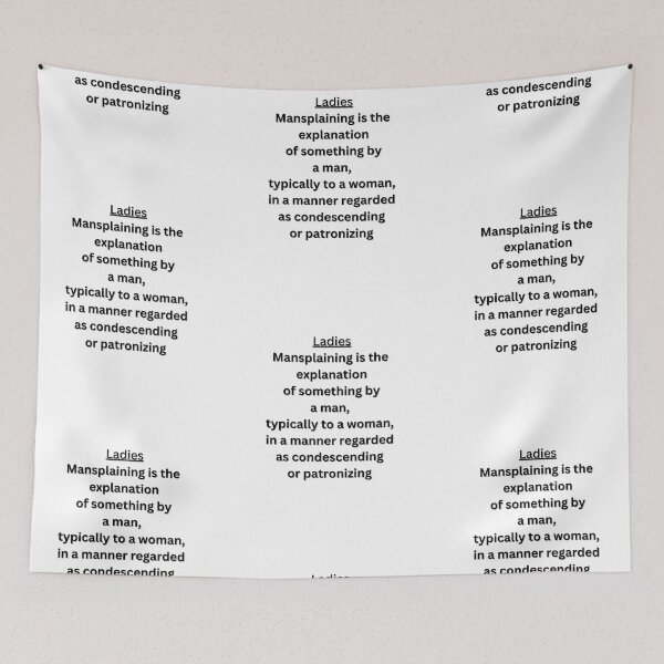 Item preview, Ladies, Mansplaining meaning for you.  designed and sold by Yesmalady.