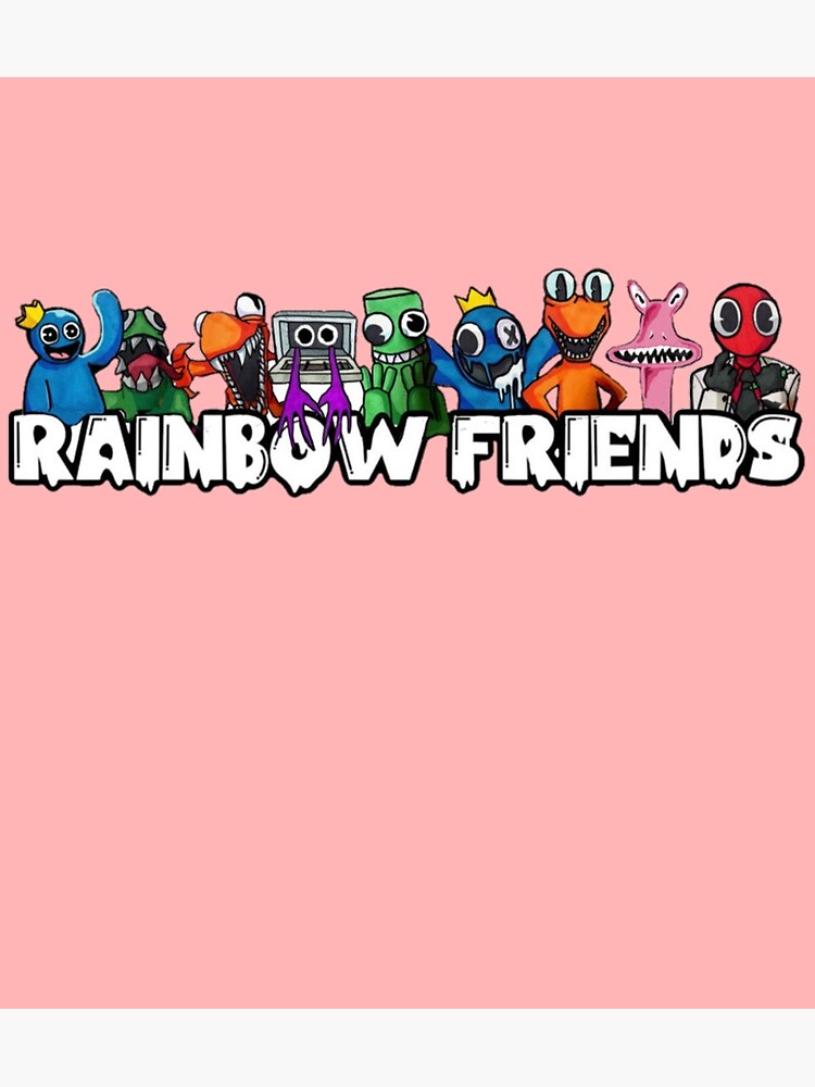 funny rainbow friends - rainbow friends Poster for Sale by artistebest