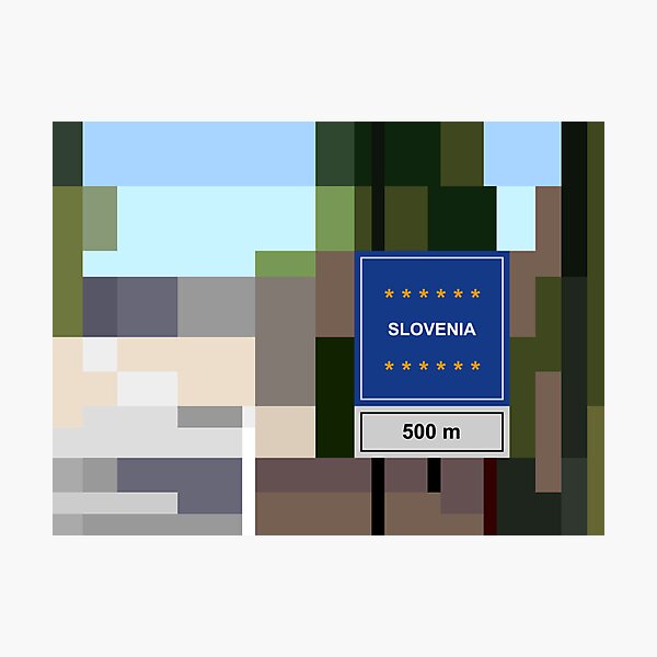 No Men's Land Composition Nr. 264 Photographic Print