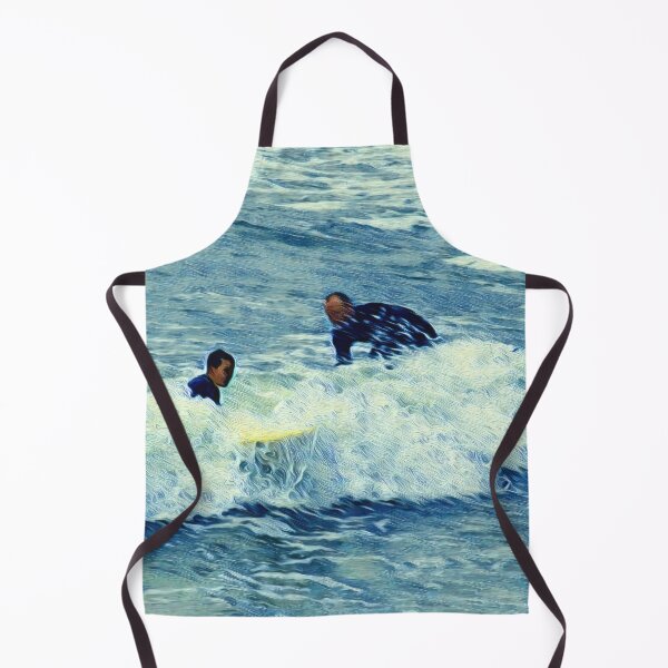 Item preview, FATHER AND SON SURFING designed and sold by ArtbyRolleen.